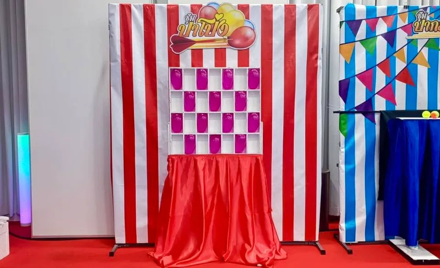 เกมส์ชุดบล็อก ชุดอุปกรณ์เกมสำเร็จรูปประหยัดพื้นที่จัดงาน
